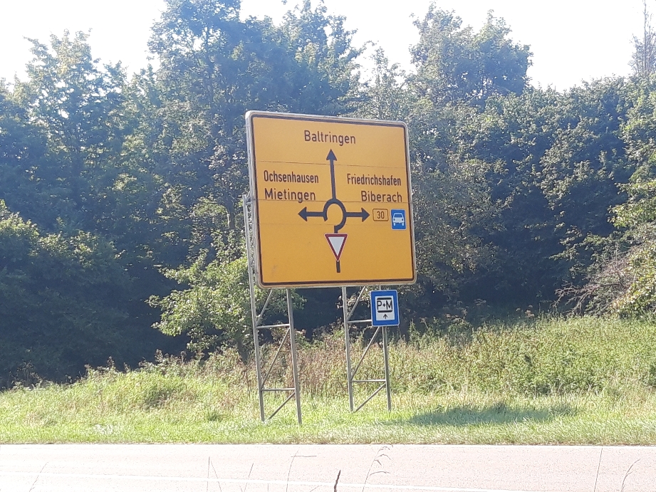 Das erste Schild mit "heimatlichen" Namen