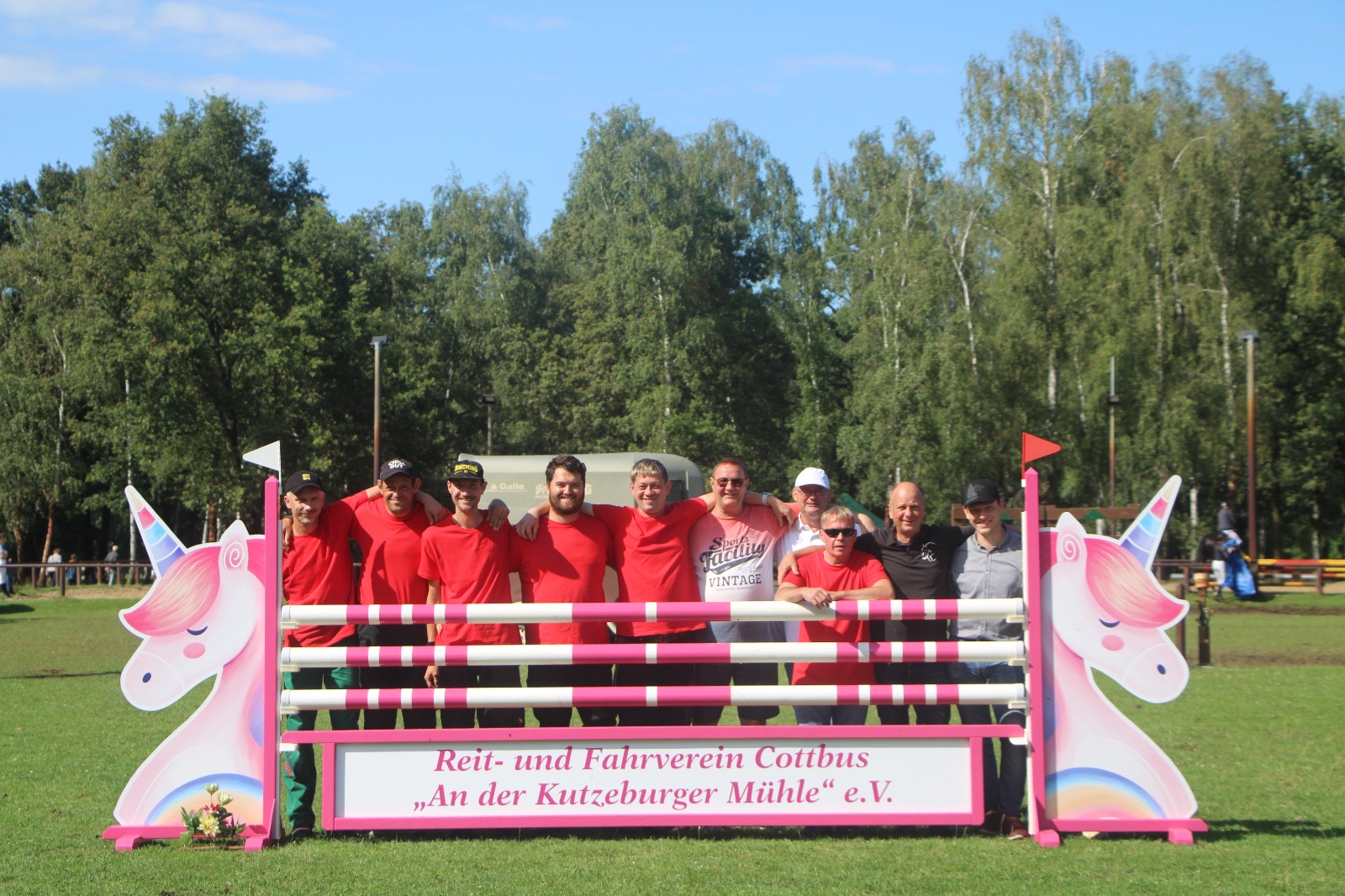 Vielen Dank an unsere eingespielte Parcoursmannschaft und viele ehrenamtliche Helfer!