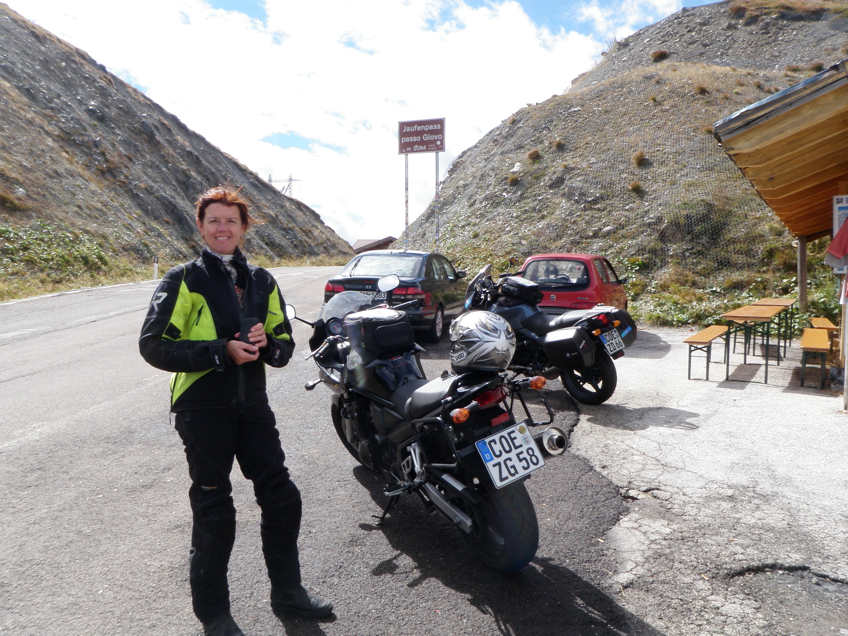 am Jaufenpass mit 2094m