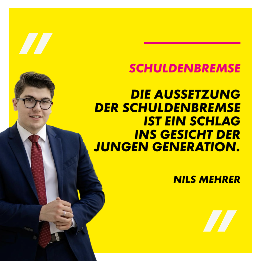 Mehrer: „Aussetzung der Schuldenbremse ist ein Fehler.“ 