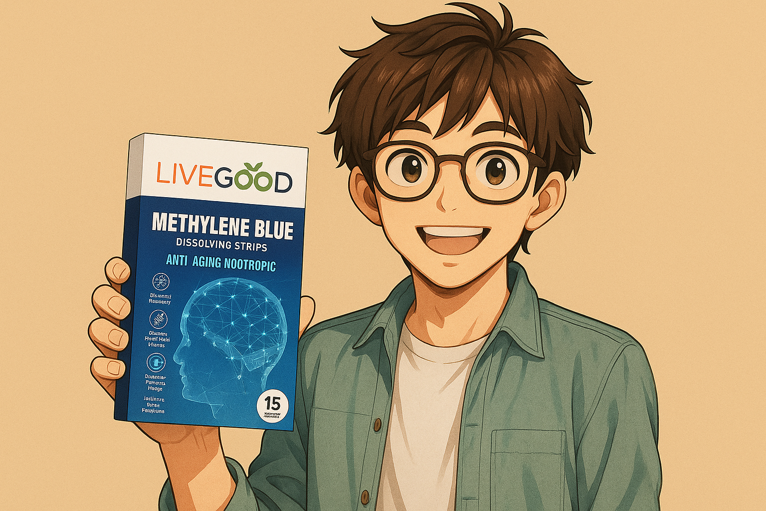 「LiveGoodのメチレンブルー徹底レビュー｜効果・効能と使い方の注意点を体験ベースで解説」
