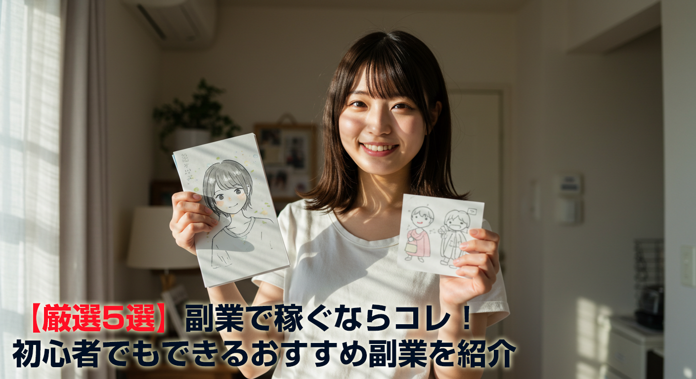 【2025年最新版】副業おすすめ厳選5選｜初心者でも稼げる副業を紹介！