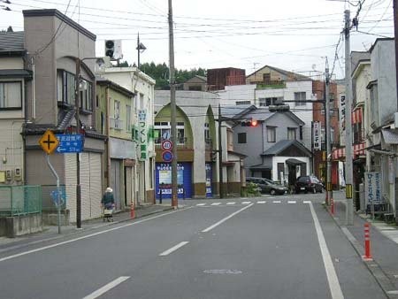 県道231号線・上の画像の地点より南に進んだ辺りより北方向