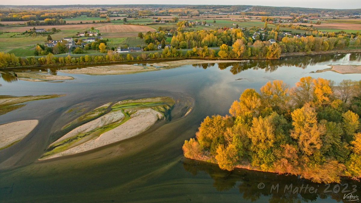 Loire automnale à Ingrandes de Touraine