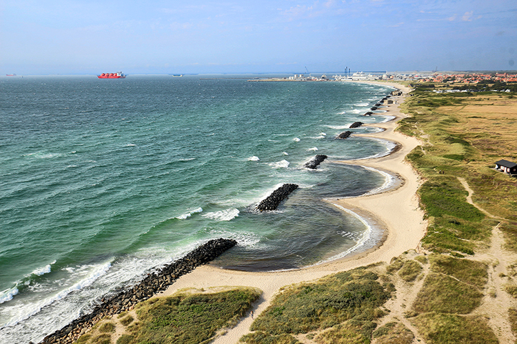 Blick vom Leuchtturm Skagen Fyr