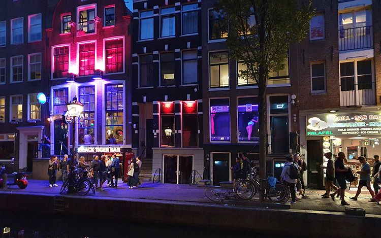Amsterdam bei Nacht