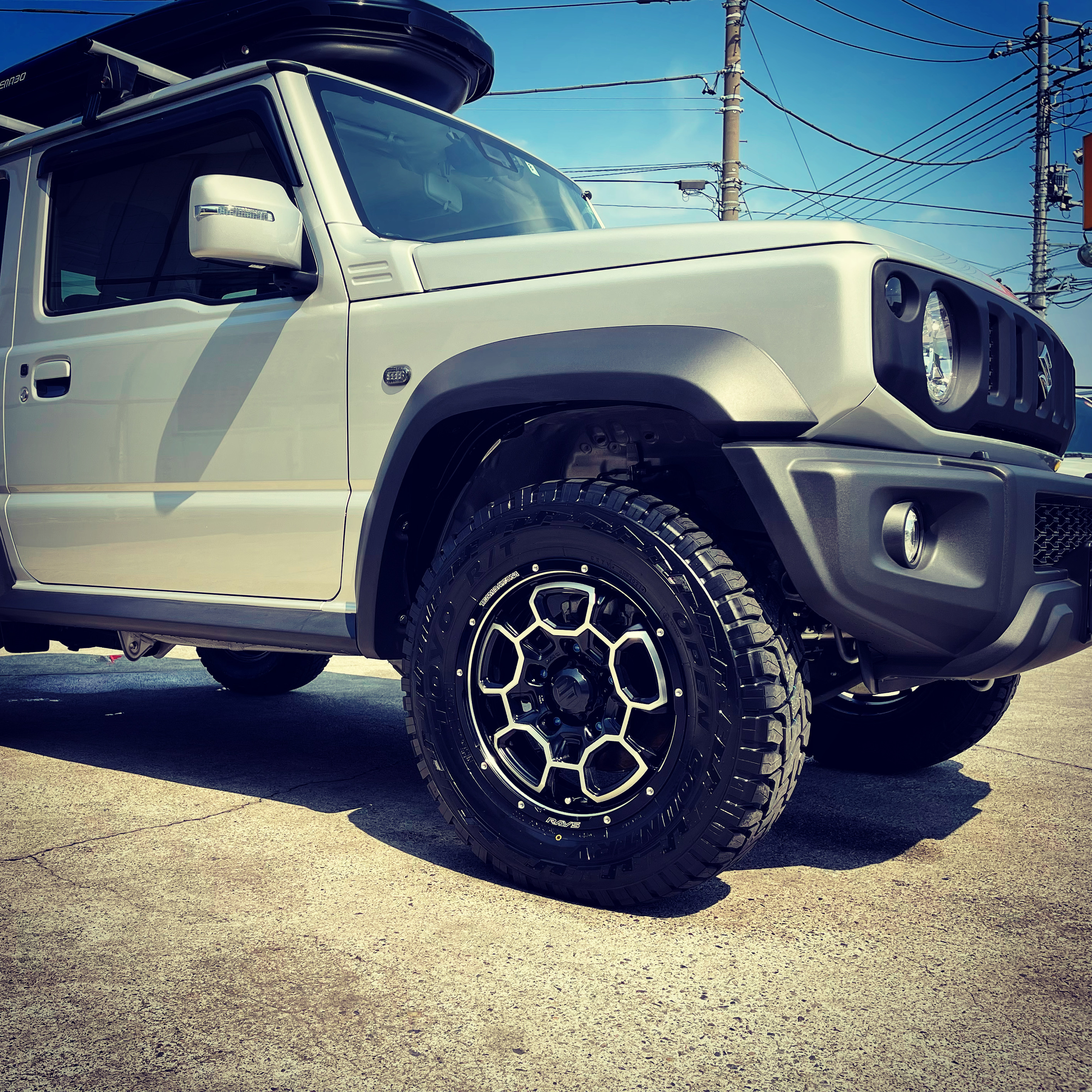 前橋市内引取JB23 ジムニー10型ランドベンチャー純正ホイールガリ傷なし 前橋市内引取JB23 ジムニー10型ランドベンチャー純正ホイール