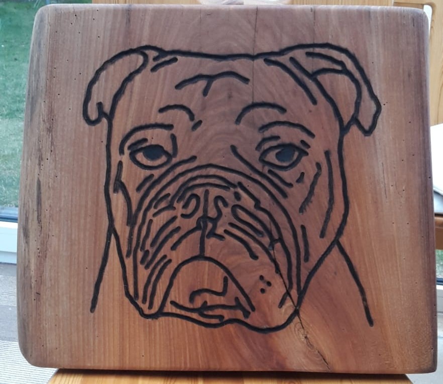 gemalt und gefräst
