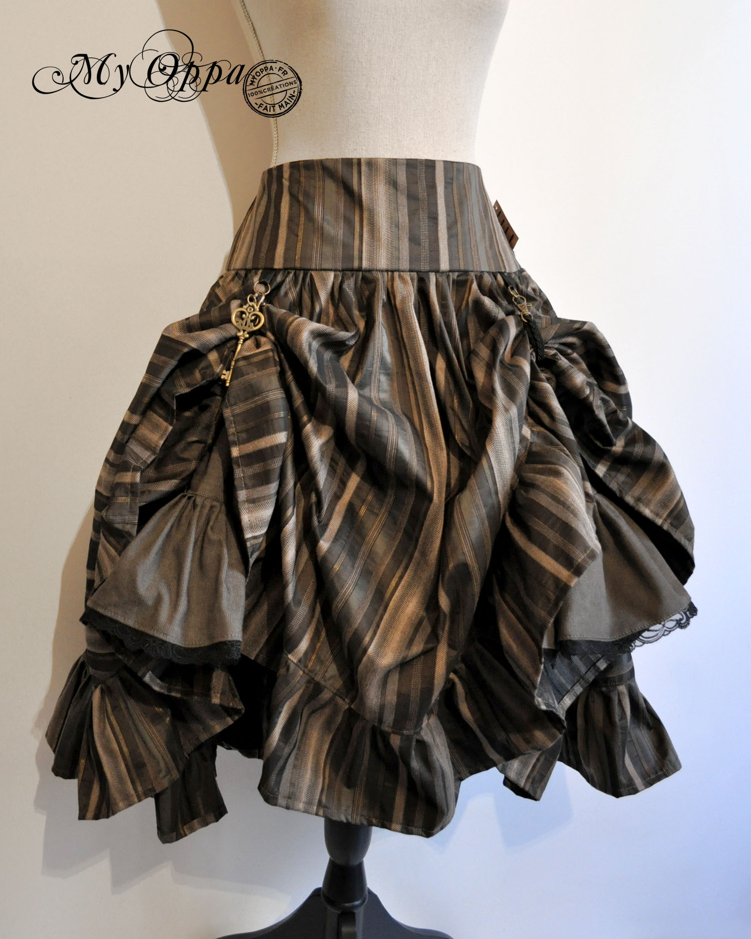 creation jupe my oppa bohème skirt fashion steampunk