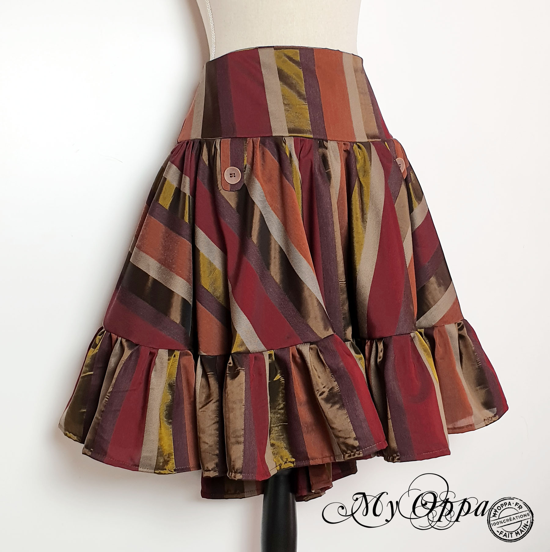 creation jupe steampunk my oppa skirt fashion