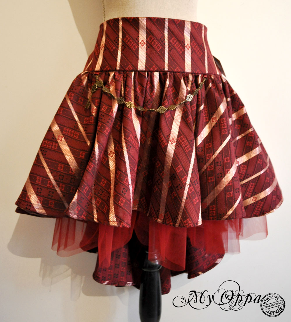 creation jupe steampunk my oppa skirt fashion