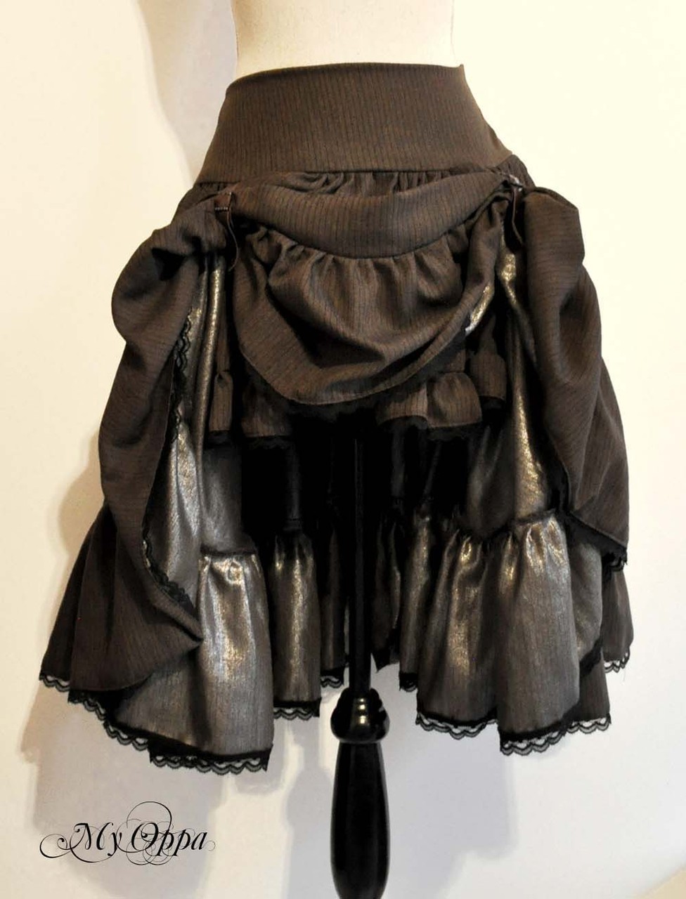 My Oppa creation jupe courte relevée Steampunk pirate victorien medieval danse spectacle, Skirt short Bohemian Victorian Dance Show
