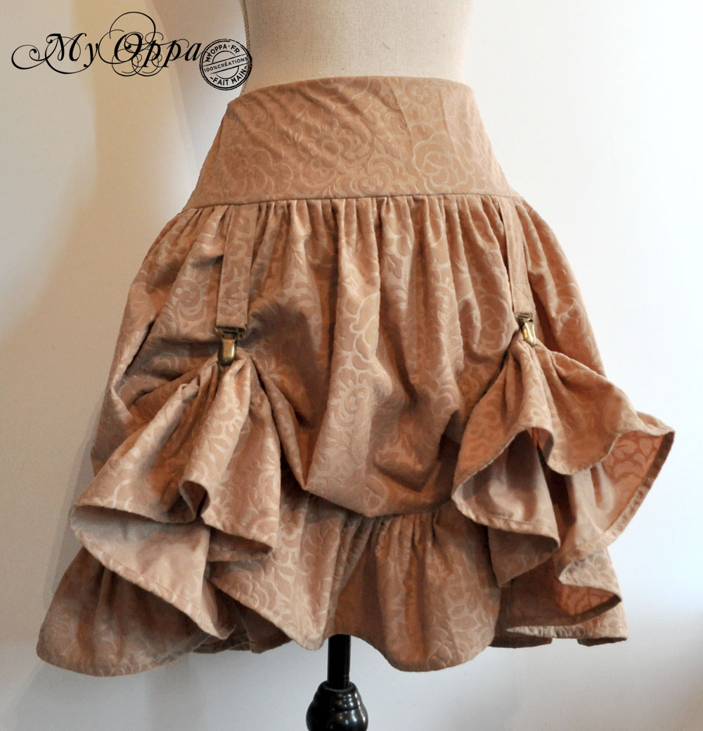 creation jupe steampunk my oppa mori skirt fashion