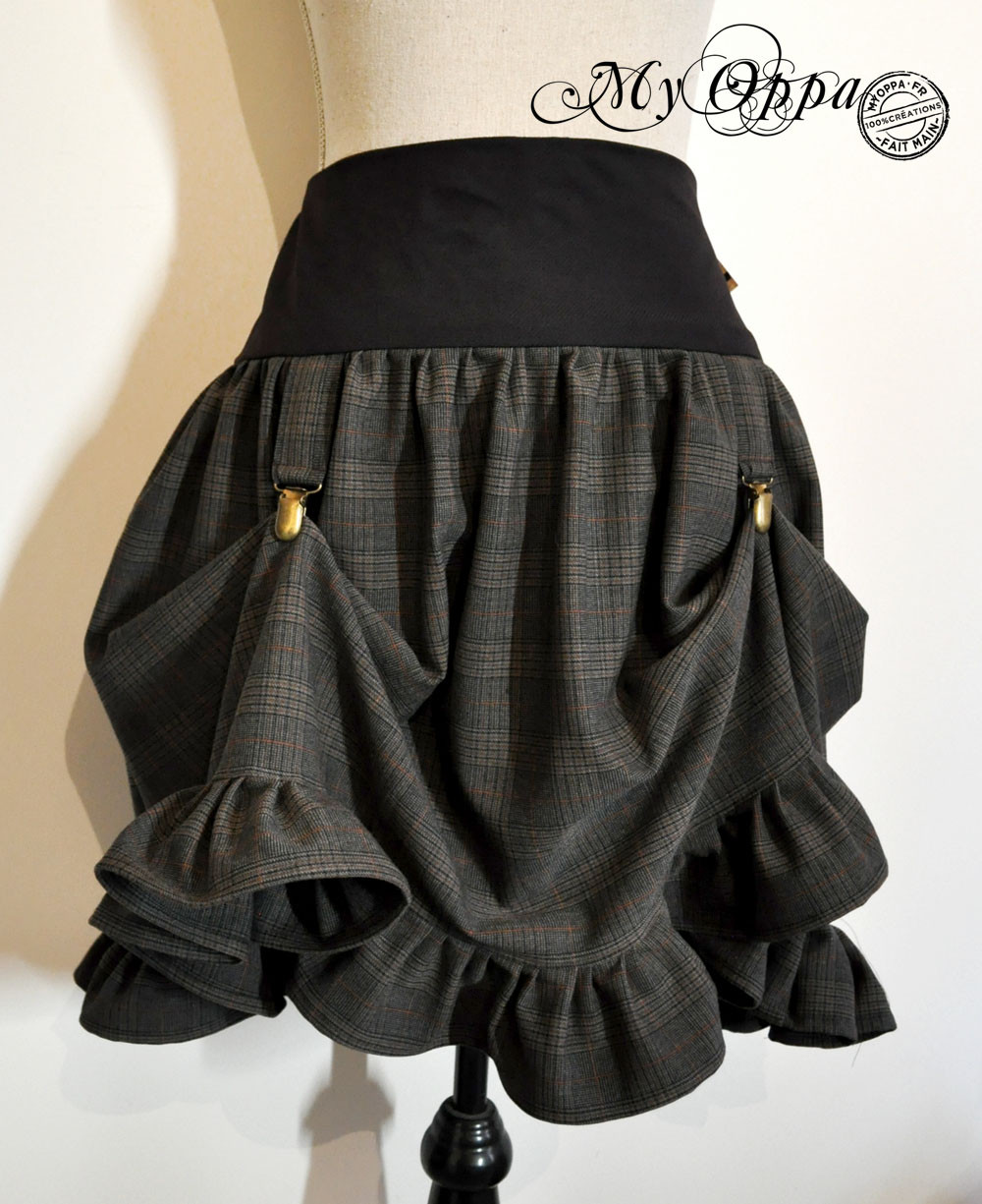creation jupe steampunk my oppa skirt fashion