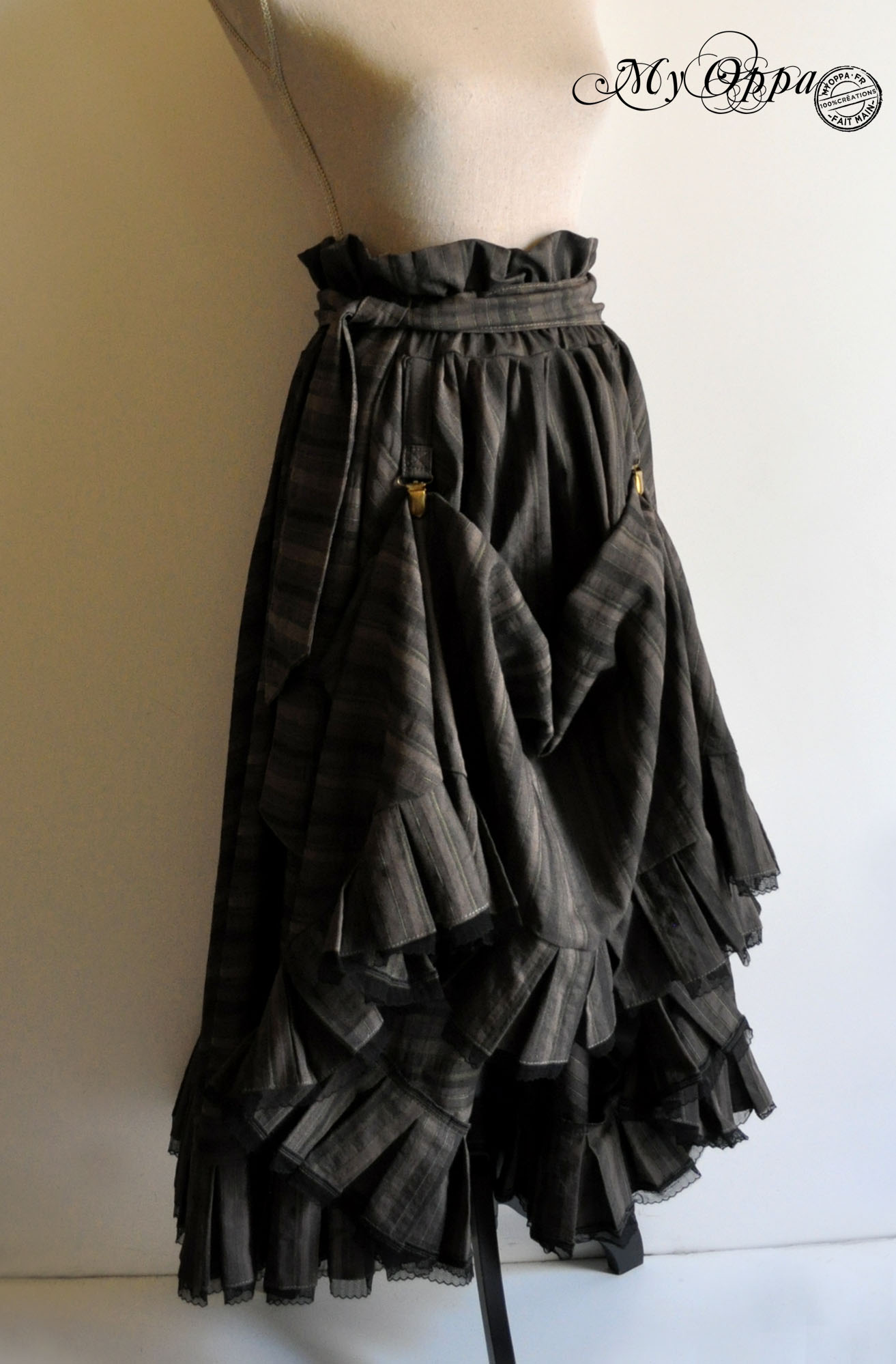 creation my oppa skirt jupe clothes steampunk 