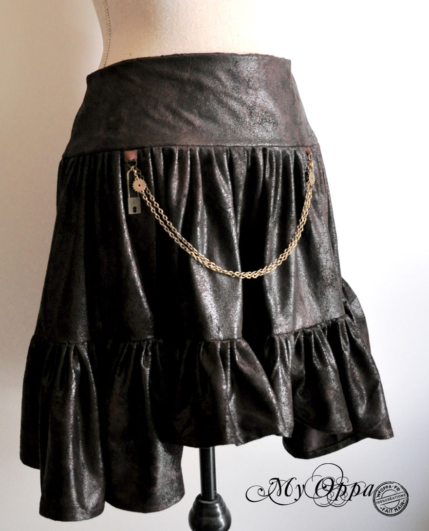 creation jupe steampunk my oppa skirt fashion