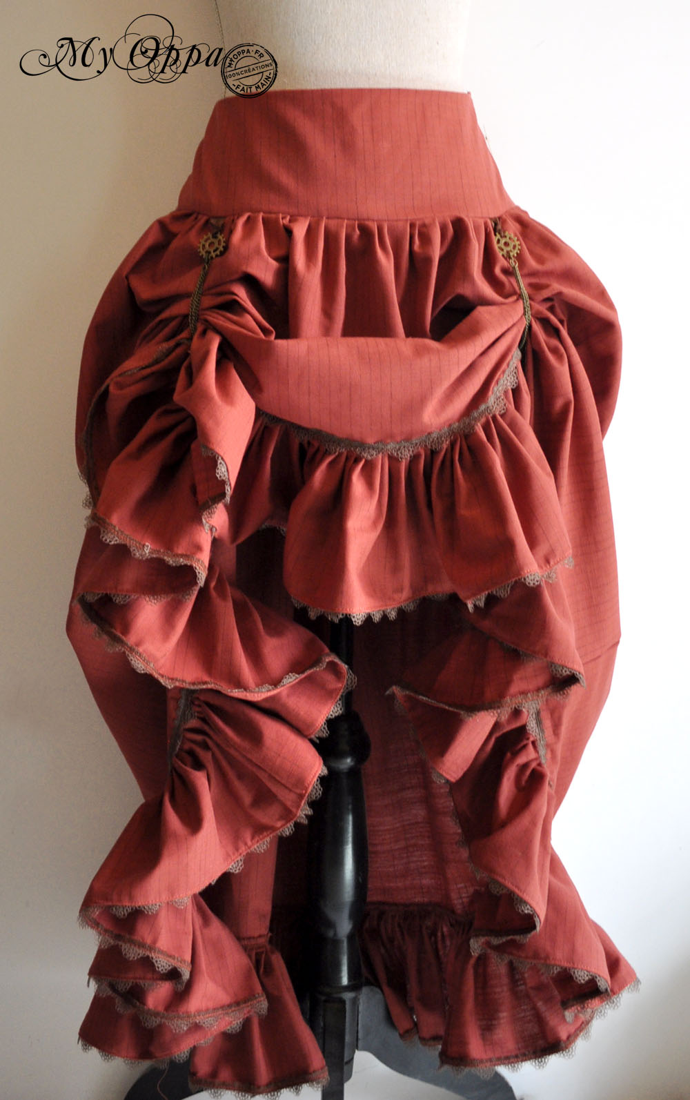 creation jupe steampunk my oppa skirt fashion