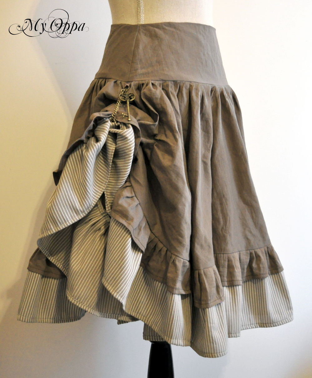 creation jupe steampunk my oppa skirt fashion