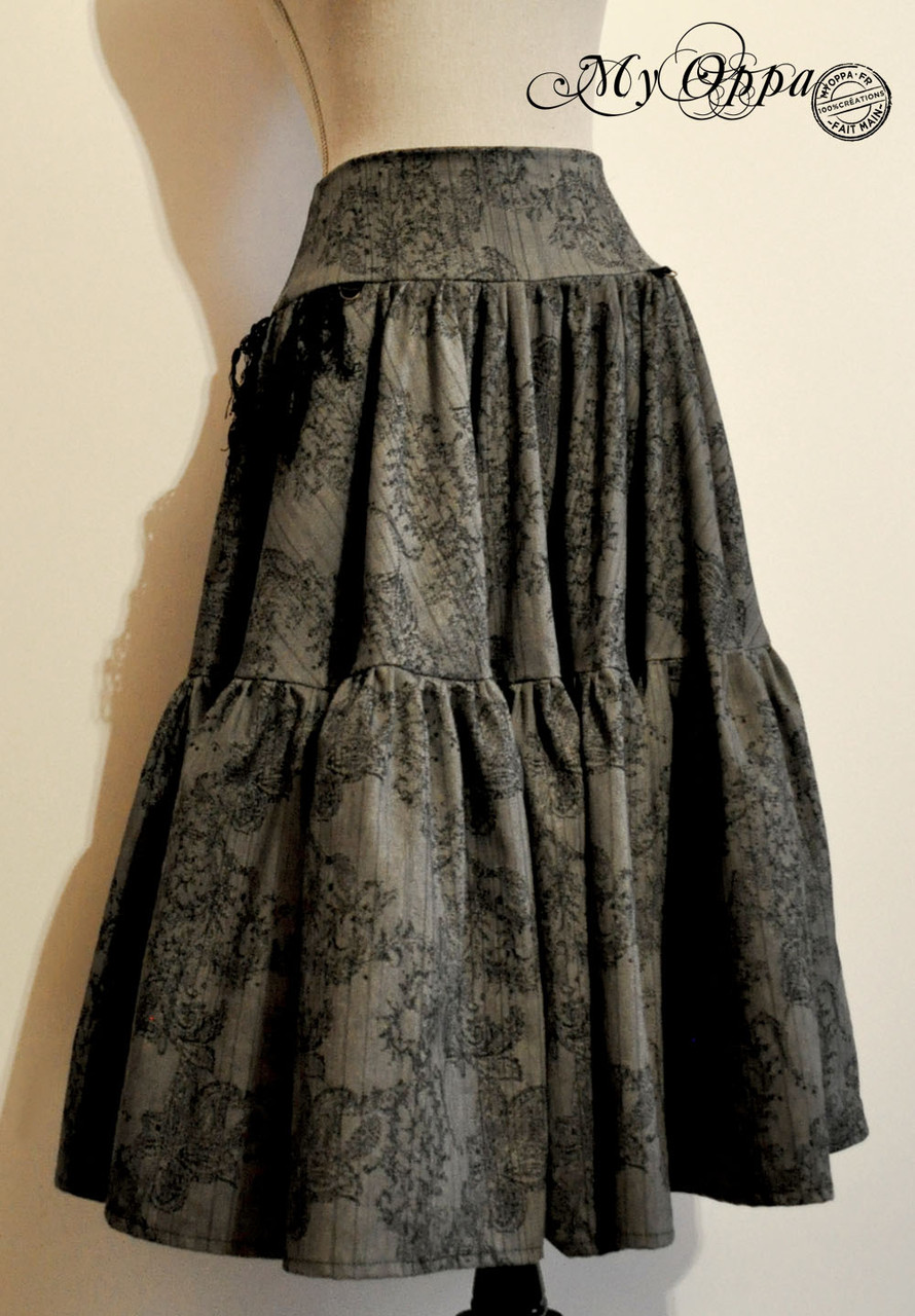 My Oppa creation jupe courte relevée Steampunk pirate victorien medieval danse spectacle, Skirt short Bohemian Victorian Dance Show