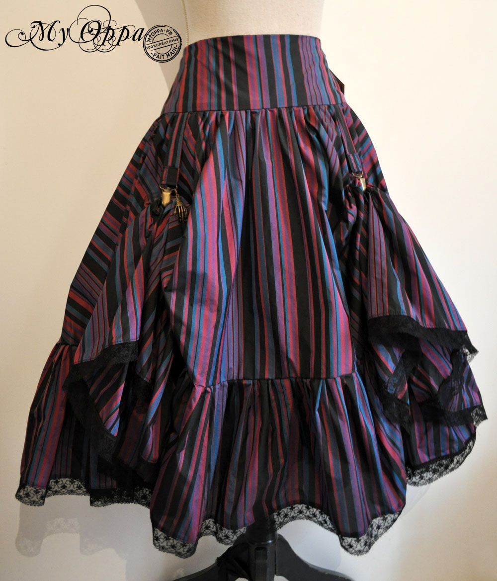 creation jupe steampunk my oppa pirate skirt fashion