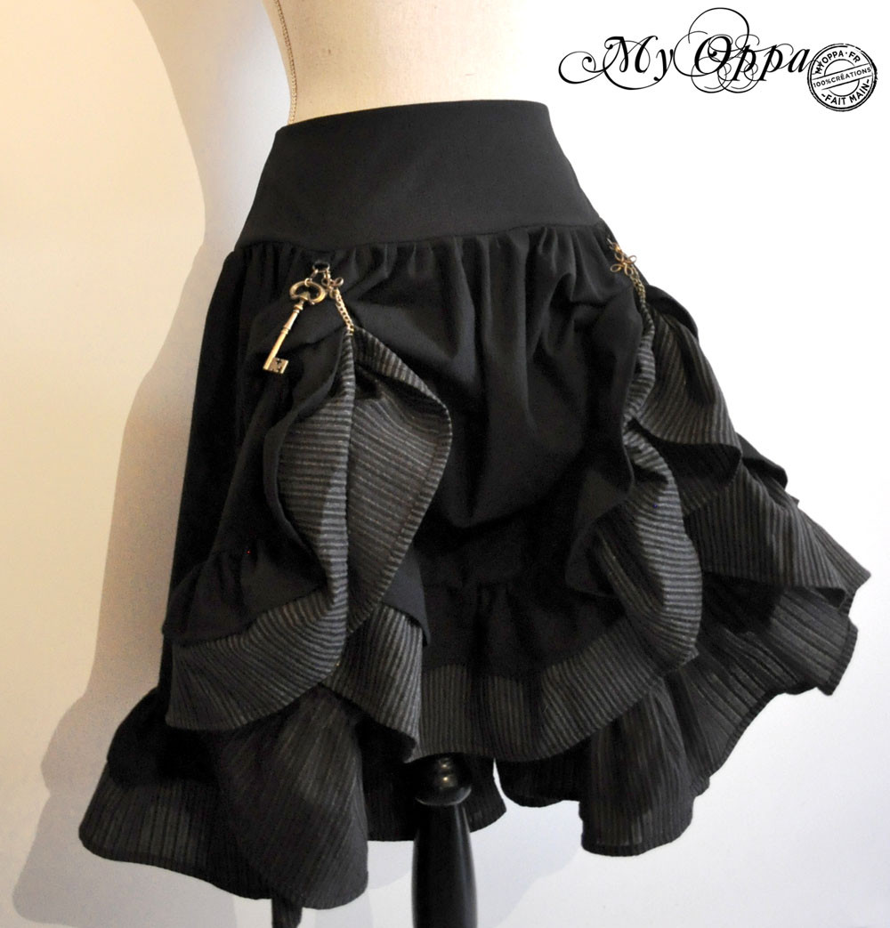 creation jupe steampunk my oppa skirt fashion