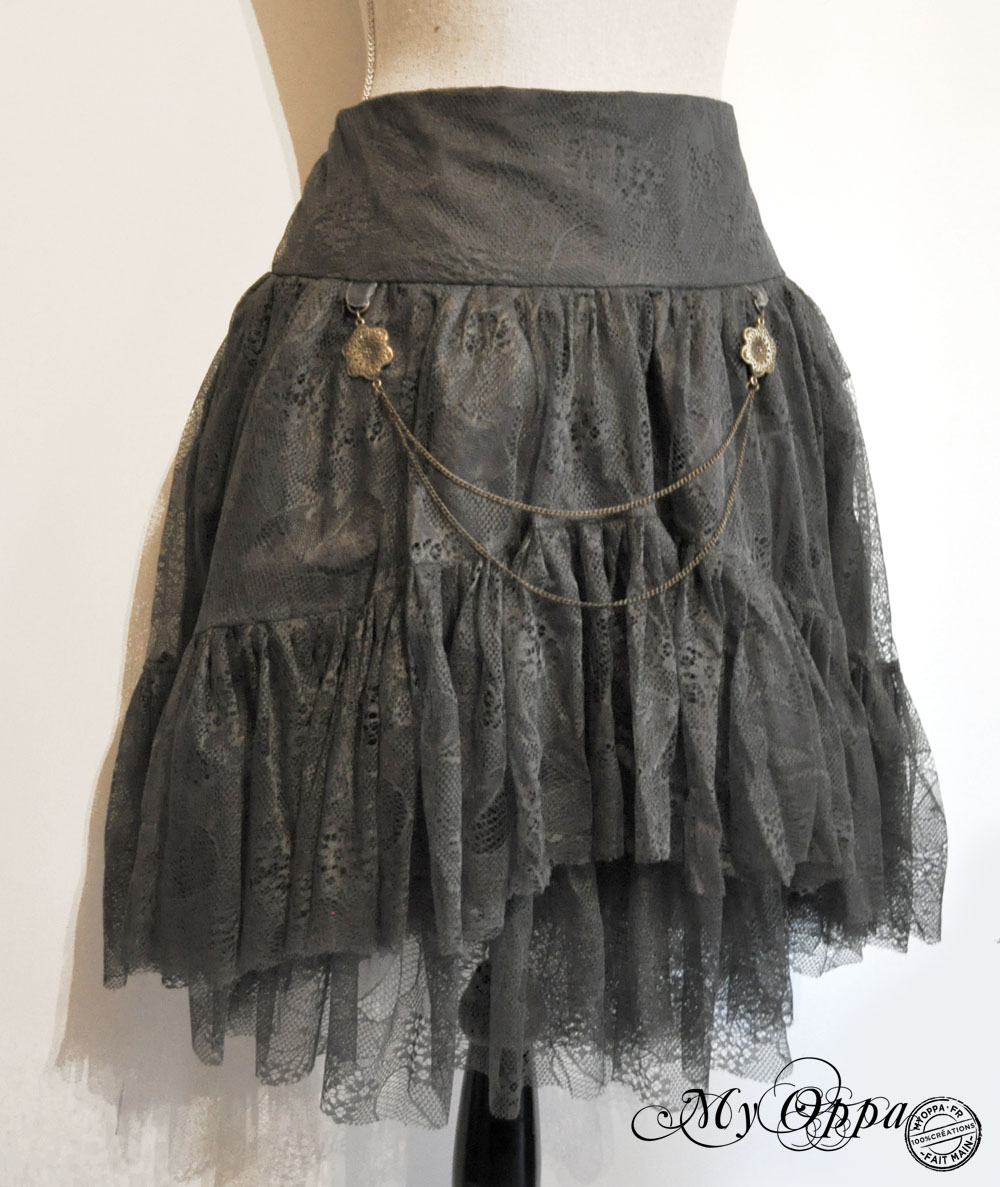 creation jupe steampunk my oppa mori skirt fashion