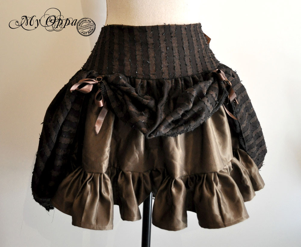creation jupe steampunk my oppa skirt fashion