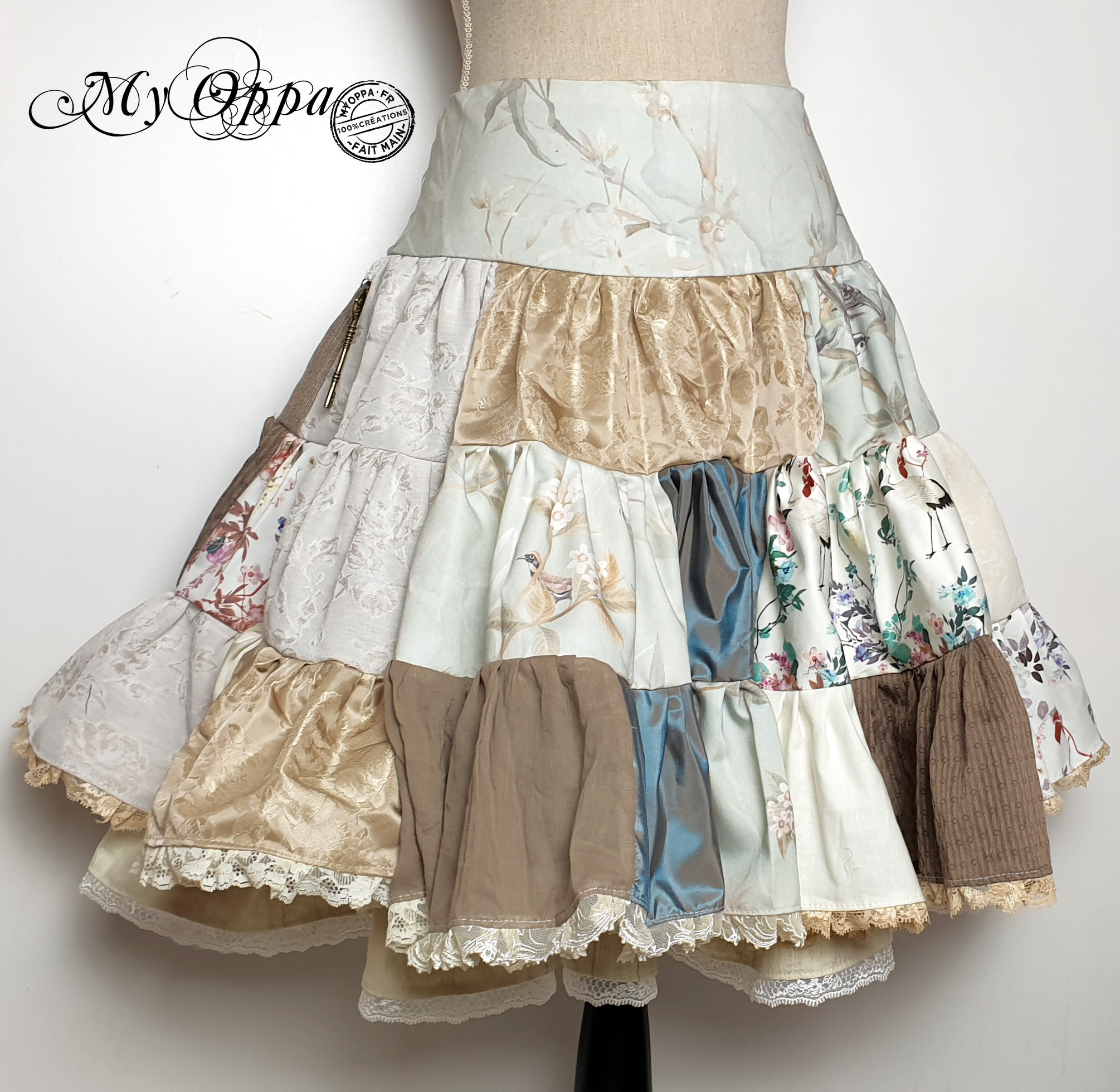 creation jupe steampunk my oppa skirt fashion