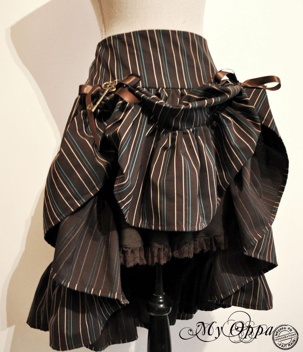 creation jupe steampunk my oppa skirt fashion