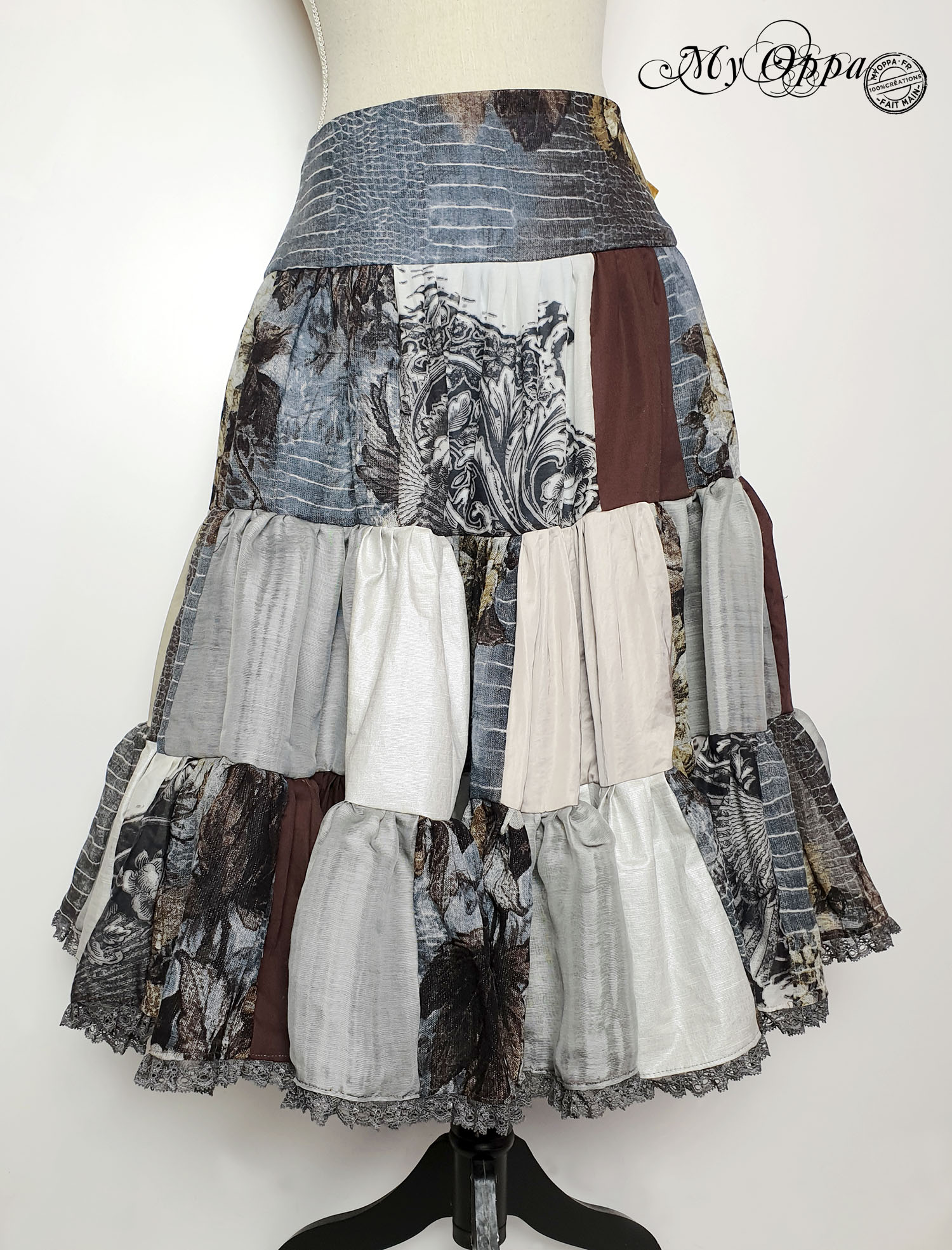 creation jupe steampunk my oppa skirt fashion