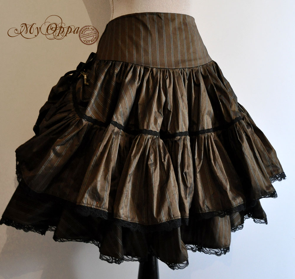 creation jupe my oppa bohème skirt fashion steampunk