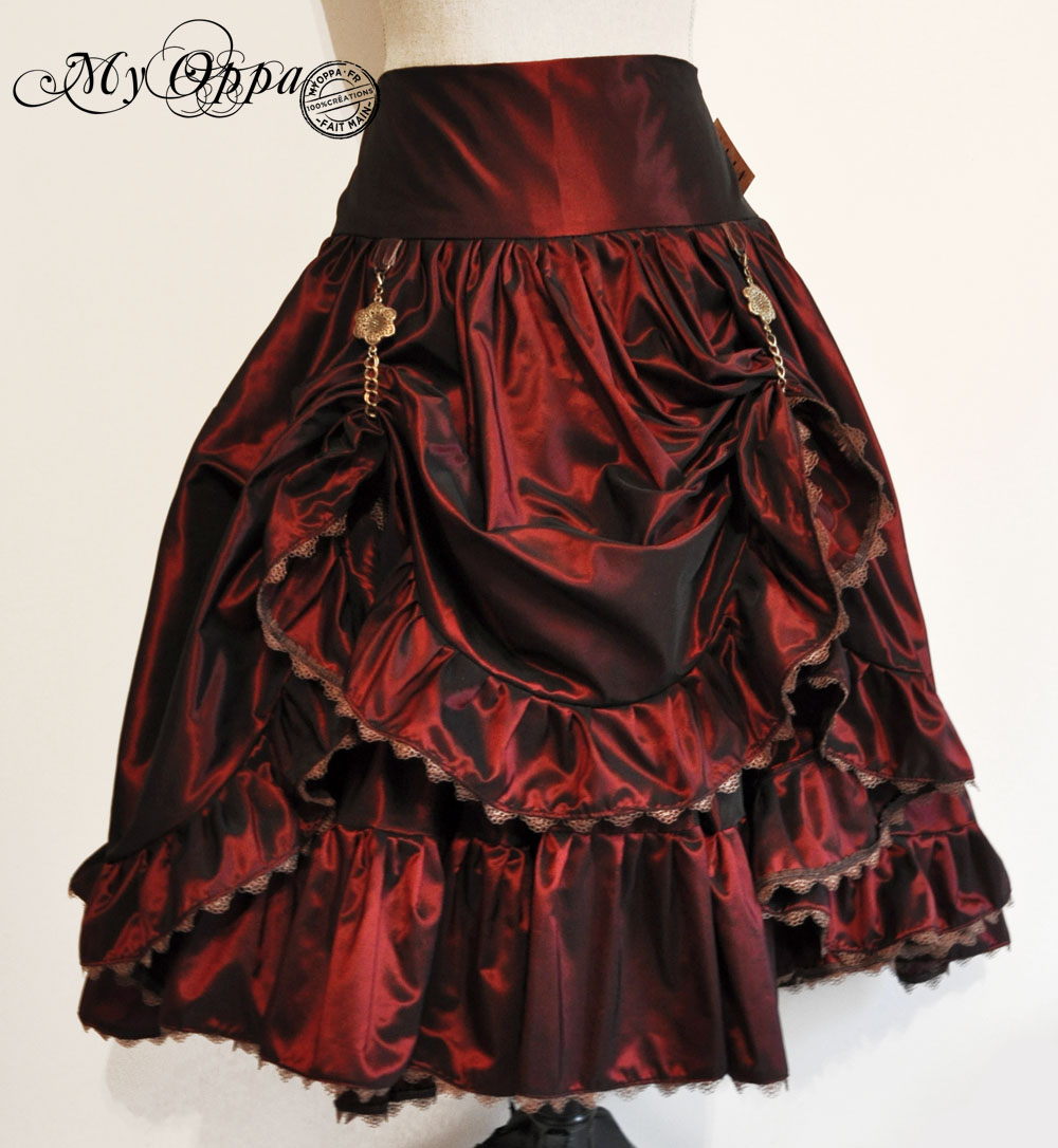 creation jupe steampunk my oppa princesse skirt fashion