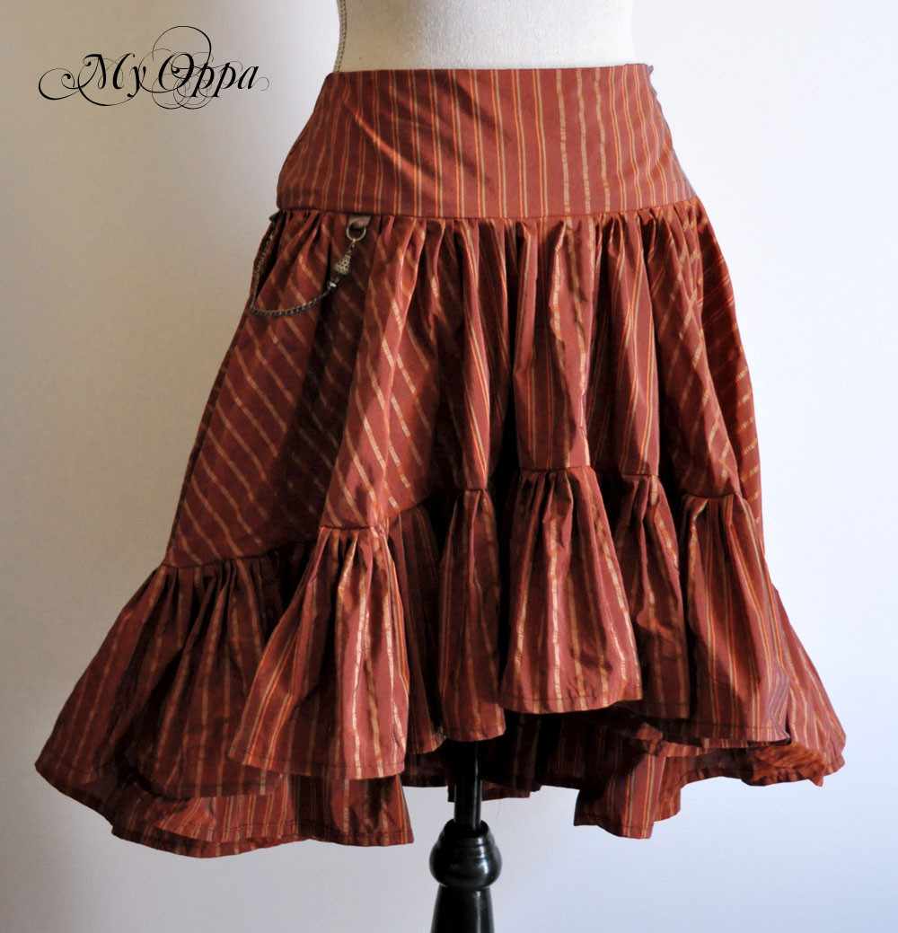 creation jupe steampunk my oppa skirt fashion