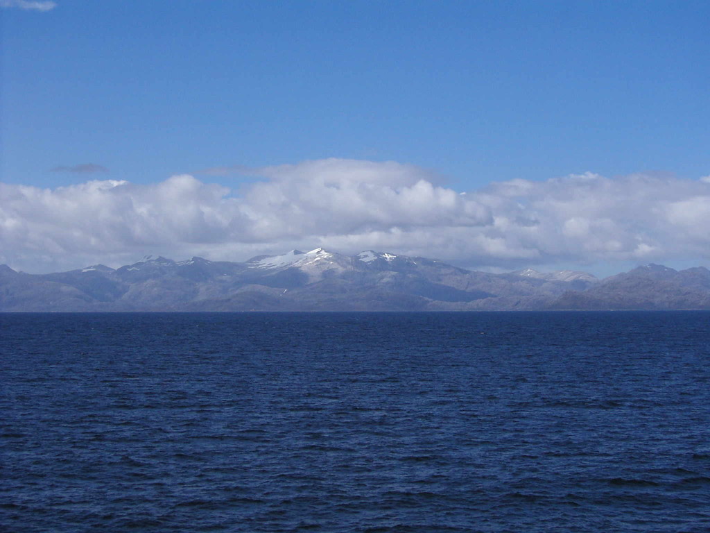 Fahrt durch die Kanäle u.Fjorde Patagoniens u. der Magellanstraße nach Punta Arenas