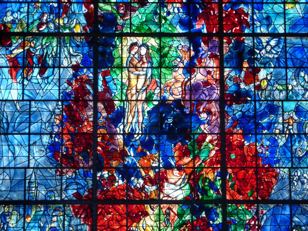 6.9.2010 Sarrebourg/F Chapelle des Cordelliers mit Glasfenster von Marc Chagall