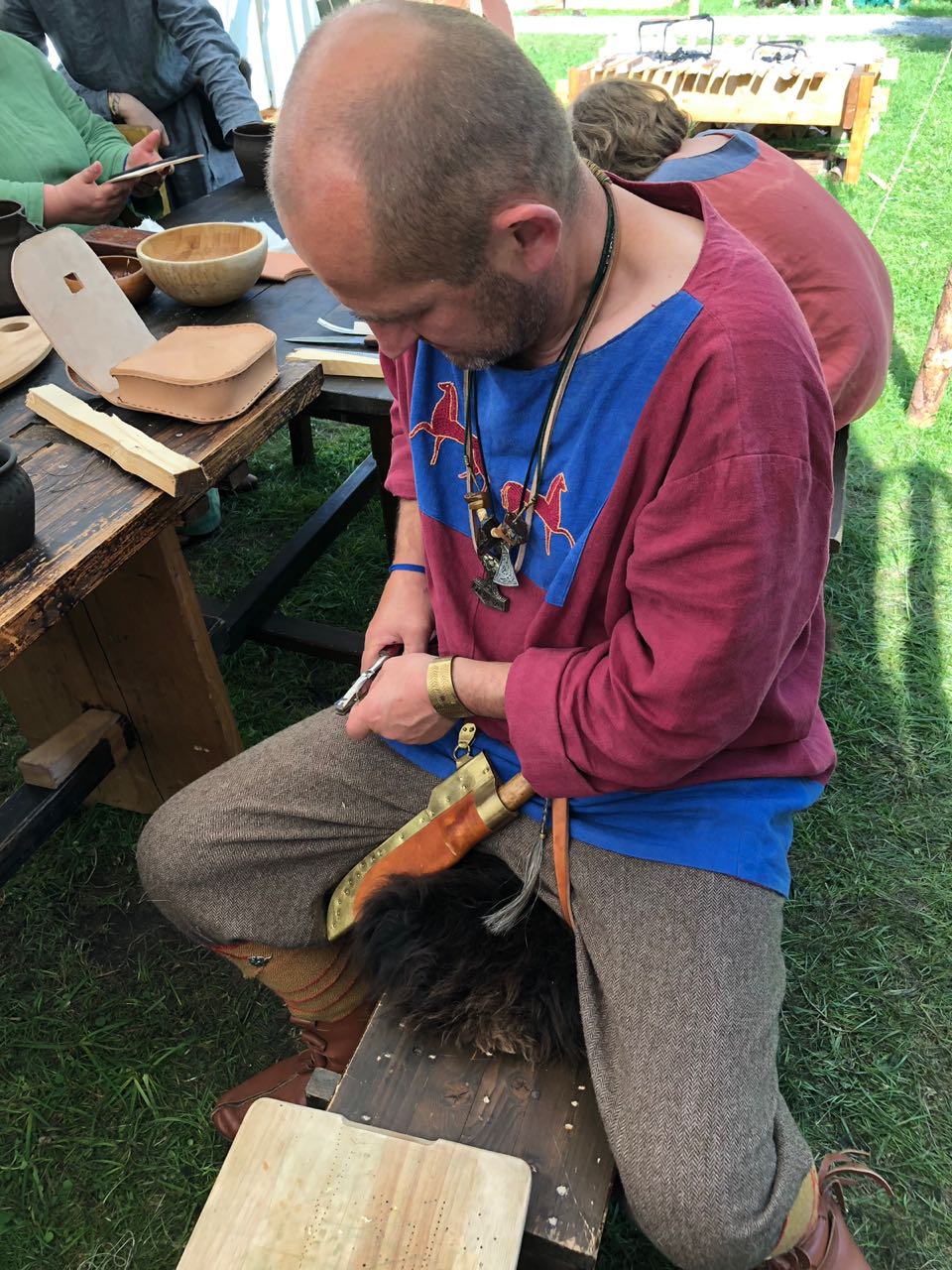 der Meister bei der Arbeit