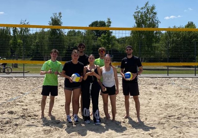 Teilnahme am Beachvolleyballturnier