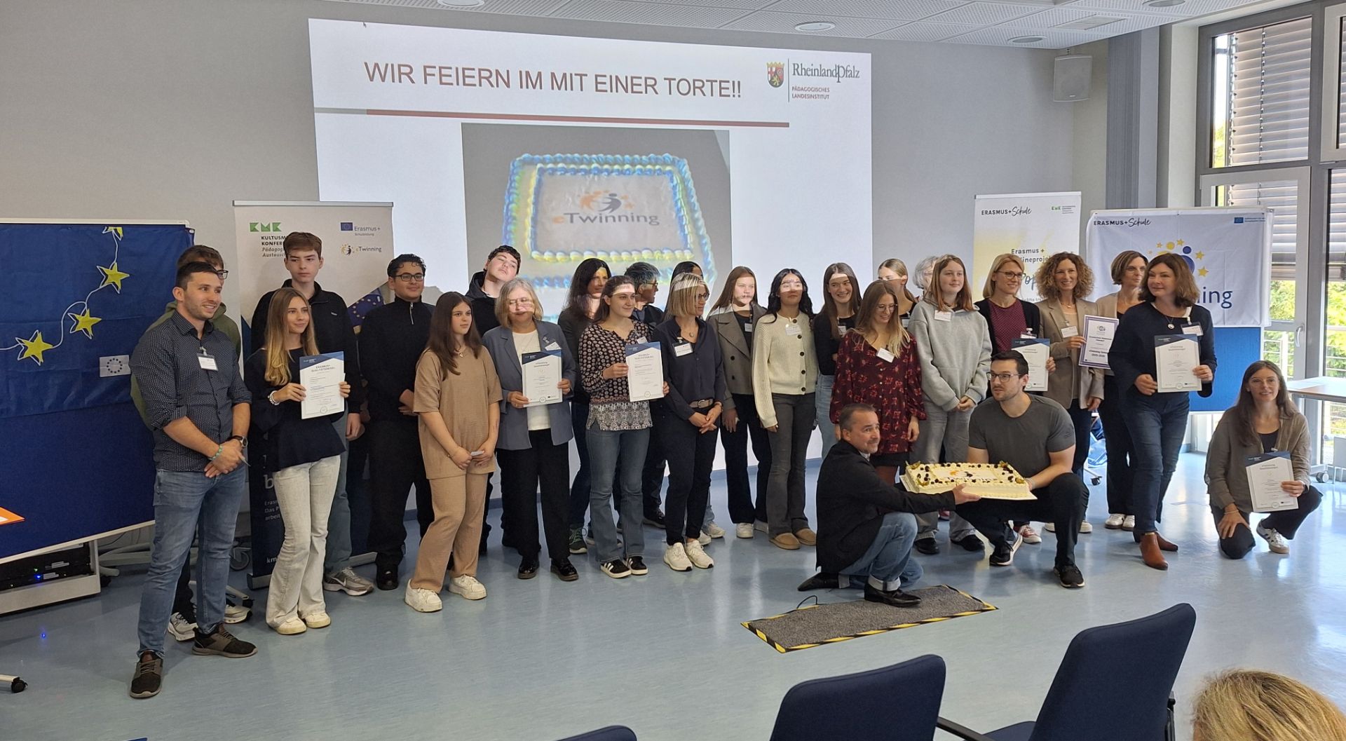 Auszeichnung mit dem Qualitätssieger Erasmus plus
