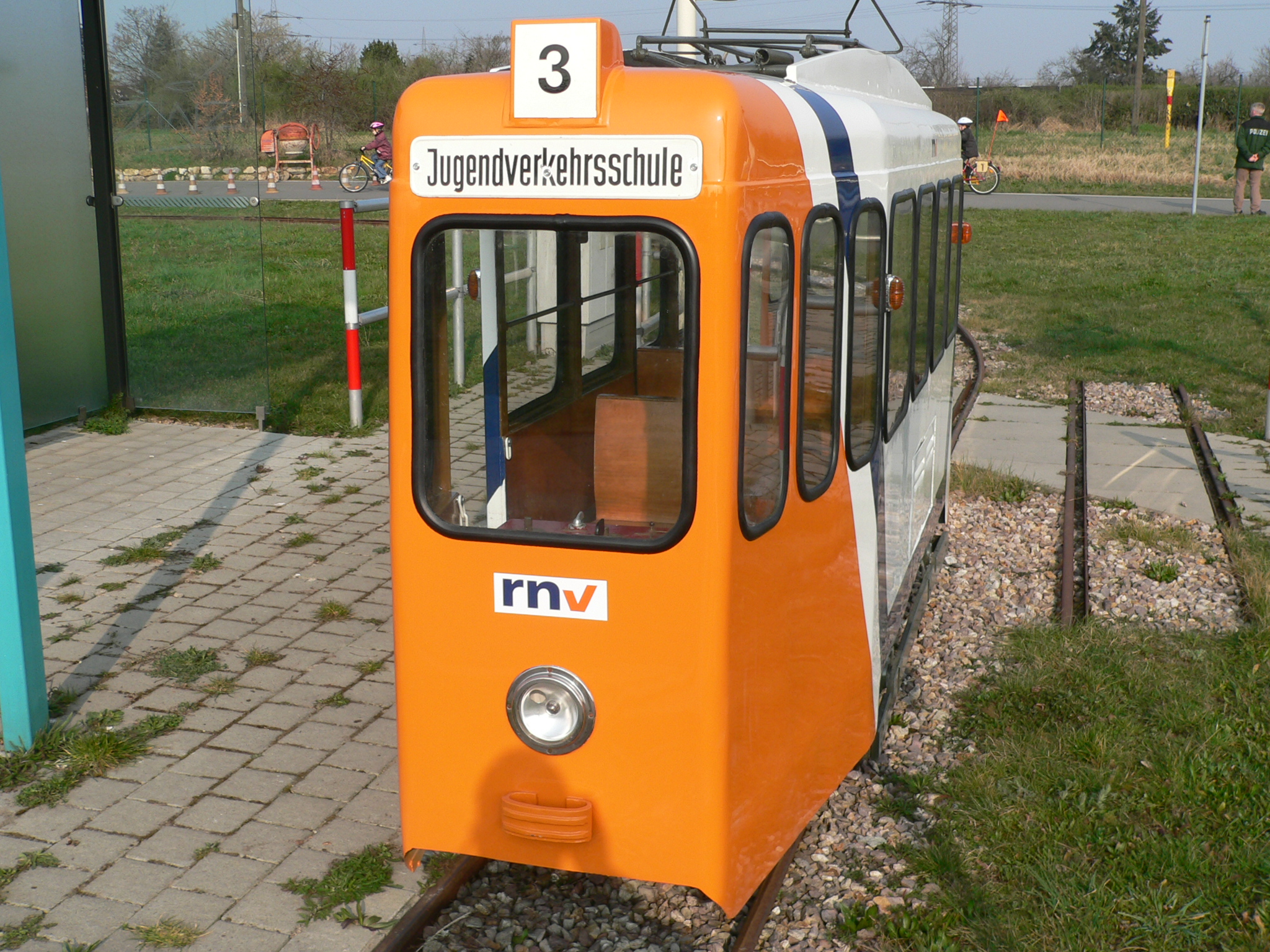 unserer Mini-Straßenbahn