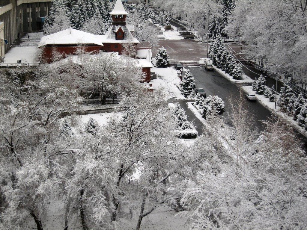 Office Winter View Almaty Kazakhstan 2009