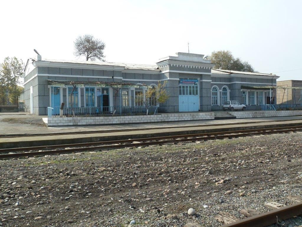 Railway Station at Kyzylkiya Kyrgyzstan 2014