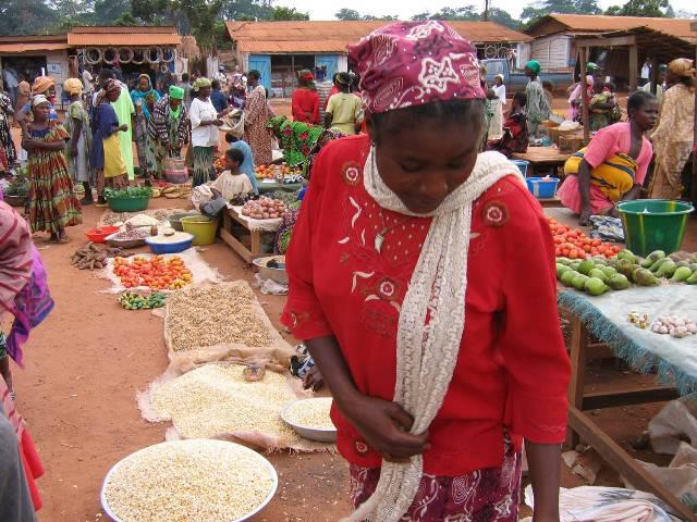 Gari Gombo, le marché