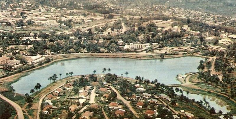 Le lac municipal dans les années 70