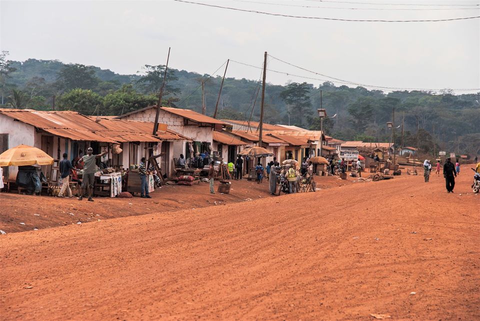 Gari Gombo, une vue de la localité en 2017