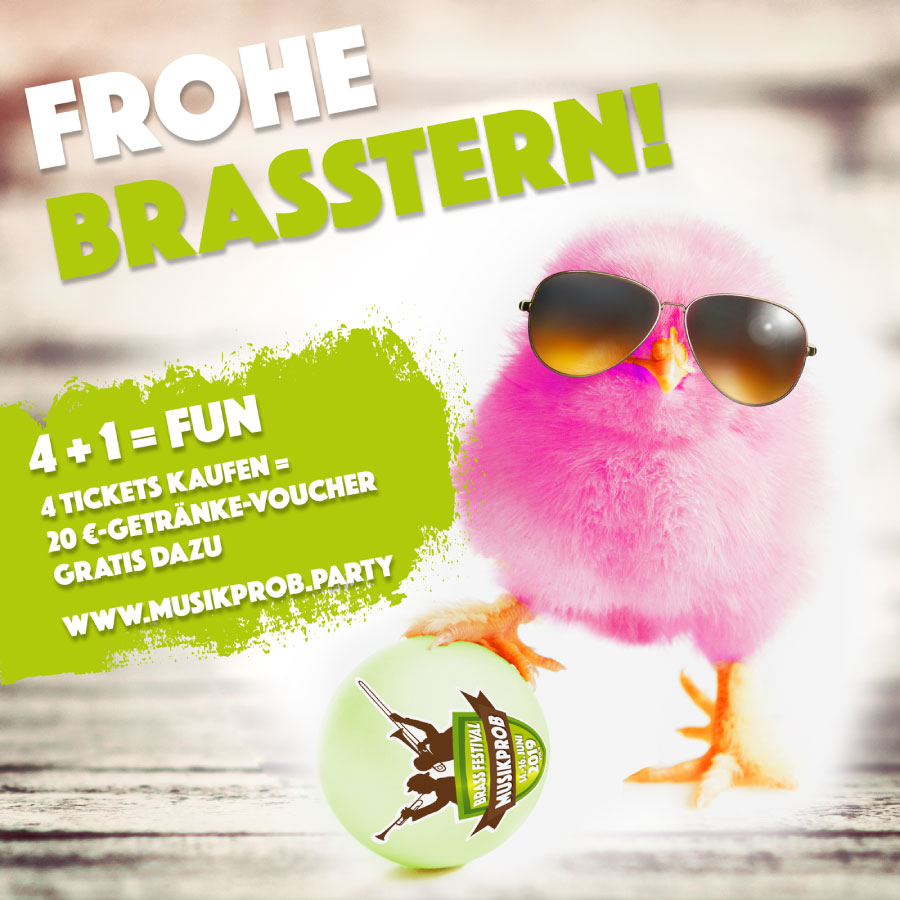 Osteraktion Musikprob Brassfestival 2019