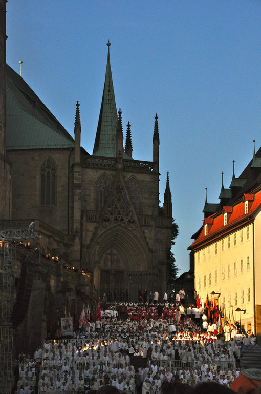 Domplatz zu Erfurt