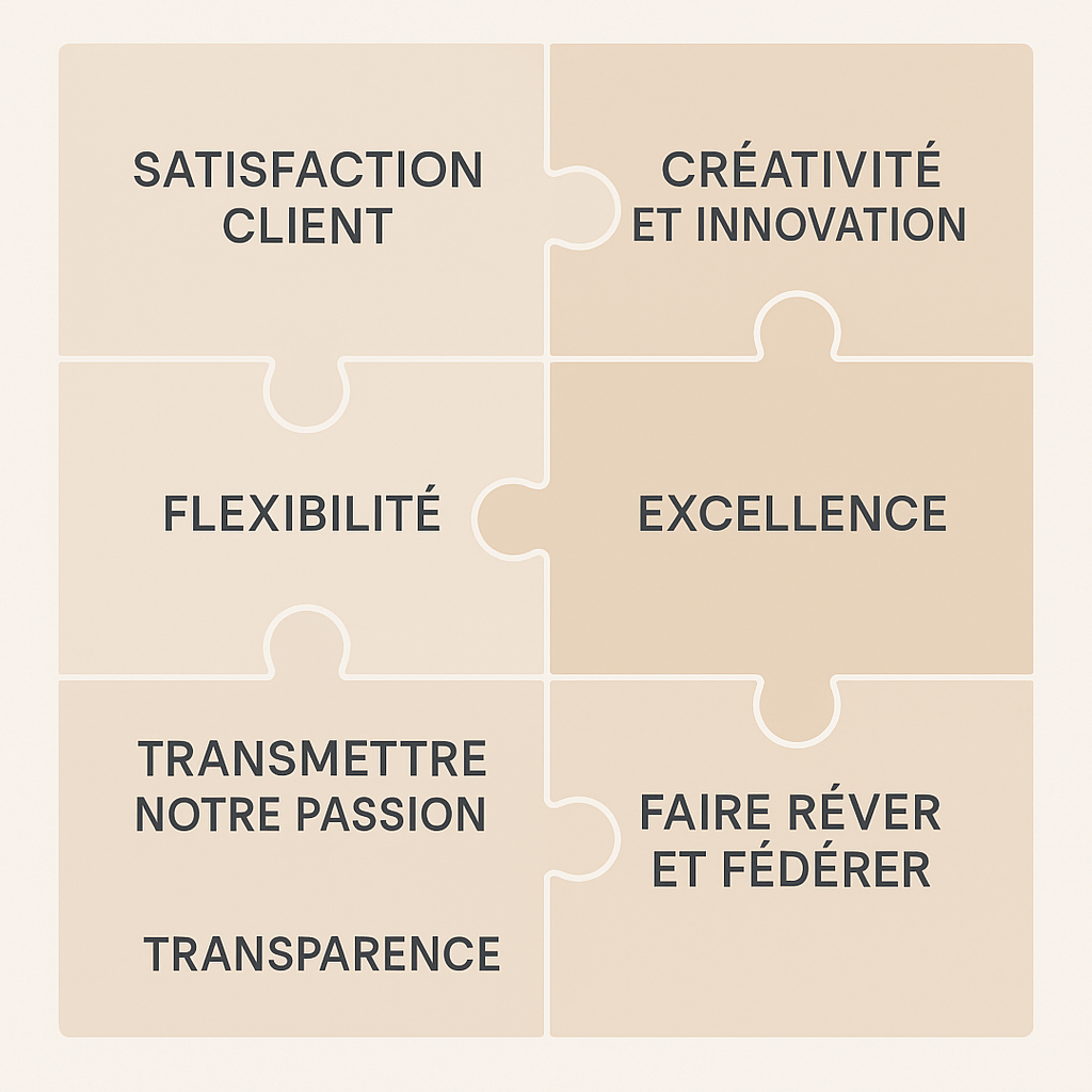 NOS VALEURS, NOTRE ENGAGEMENT