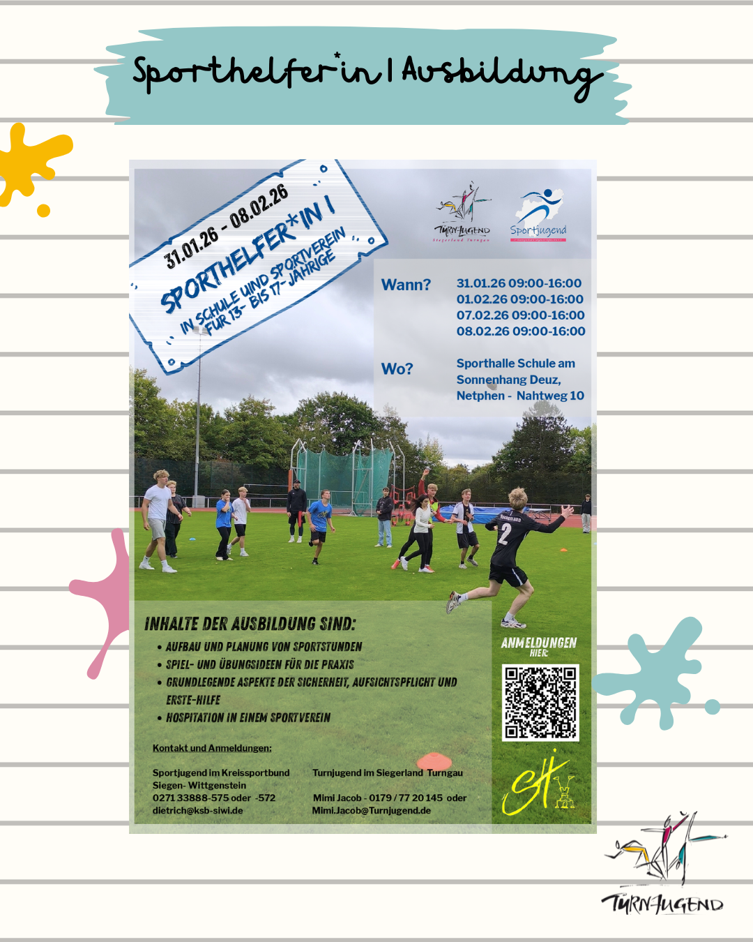 Sporthelfer - Lehrgang 2026