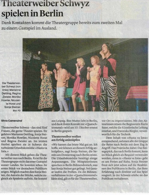 Bote der Urschweiz, Oktober 2023