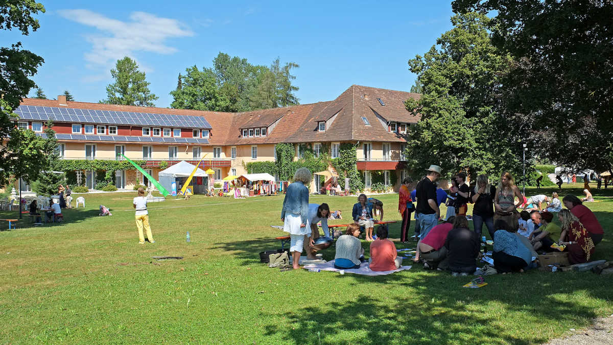 Park im Sommer